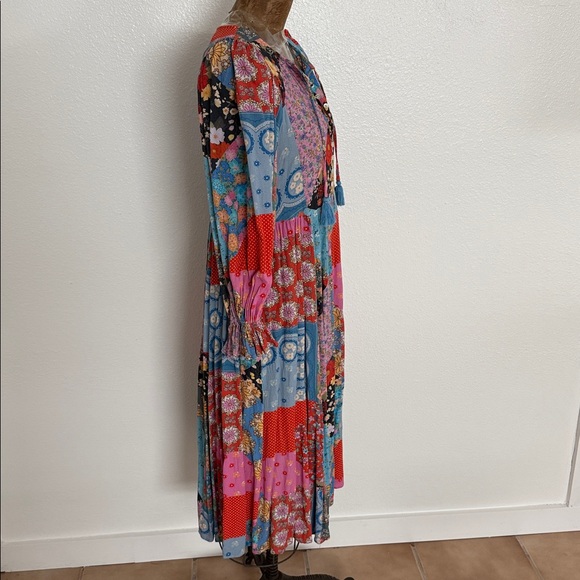 Spell Multicolor Bohemian Maxi Dress Size S - Picture 7 of 10